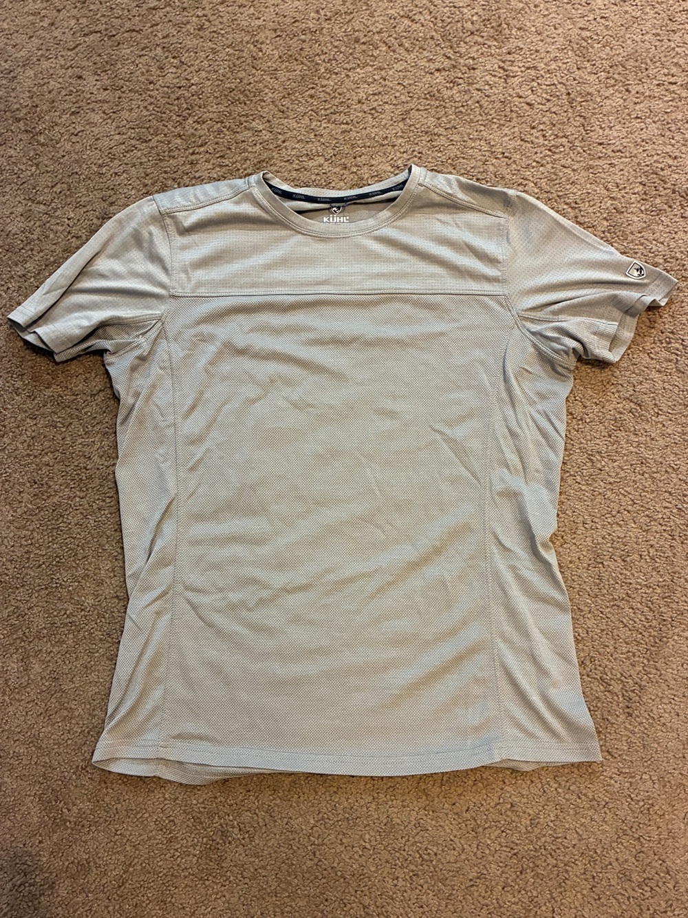 Men's M Kuhl Short Sleeve Performance Tee - Light Gray